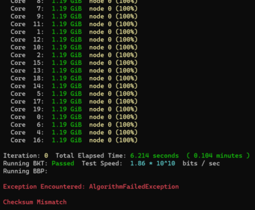 Following this error and knowing it's a 265K, how do I know if it's an P-Core or E-Core and which one it is?