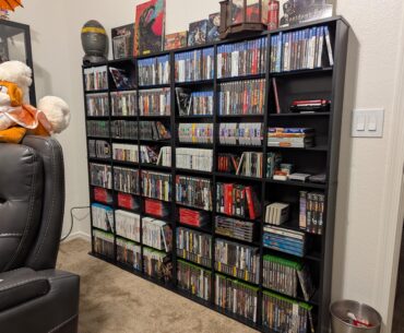 After years of being in storage I finally have my game collection on display again!