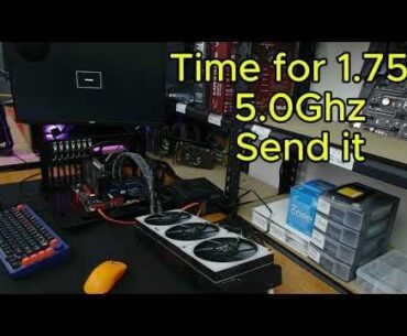 3570K Suicide Run – Max volts, delid, and a 420mm AIO just to keep it alive