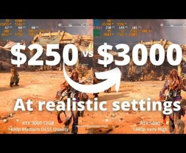 A lot of people need to see what low tier GPUs vs top tier GPUs really means