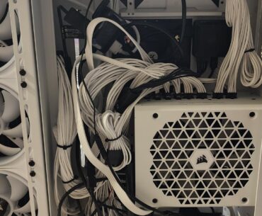 Roast me on my cable management skills