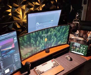 My Work/Battle station. Anything I could add to my setup?
