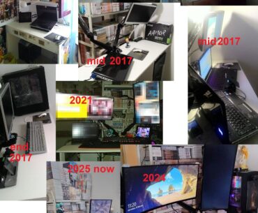 Saw some pc setup timeline collage and i wanted to share mine too.