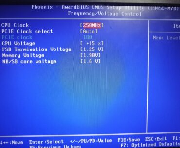 Overclocking celeron 420