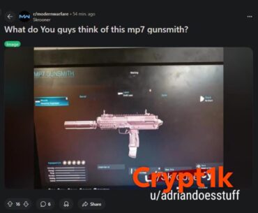 What do you guys think about my mp7 class?