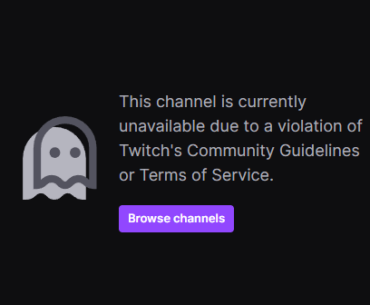 RMR stream just went offline on Twitch for violating TOS