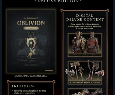 Since there are bad actors intent on spreading misinformation about the Oblivion Remastered Deluxe Edition...