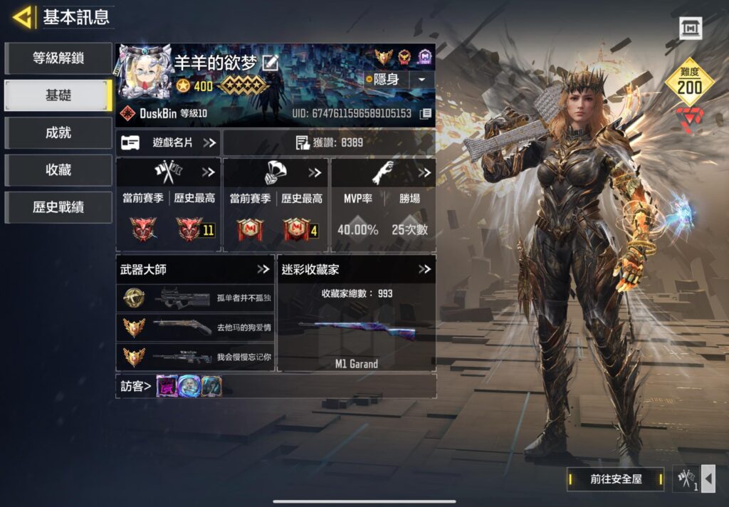 Finally, I could say I have “completed” the game by getting the top 5k badge at last after playing for 5 years