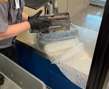 TSA was unsure what to do with the 4080 Super carry-on