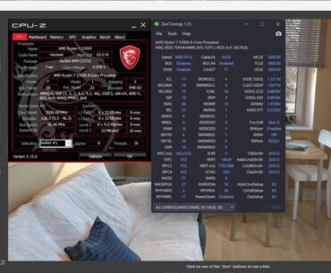 Ryzen 7 5700x / corsair vengeance rgb pro 16x2 Hynix MJR M-Die