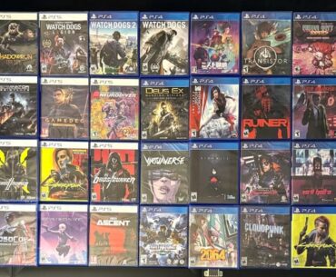 For my fellow gamers, here is my collection of every single Cyberpunk video game available on the PlayStation 4 / 5