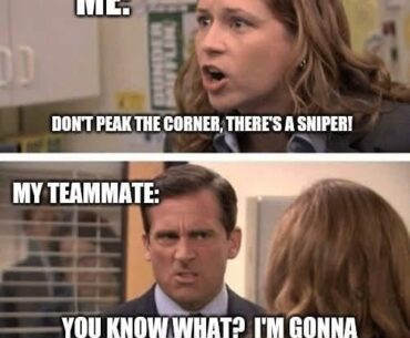Playing with randoms be like