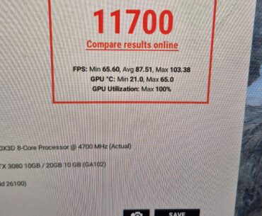 9800x3d + 3080 asus strix 10gb