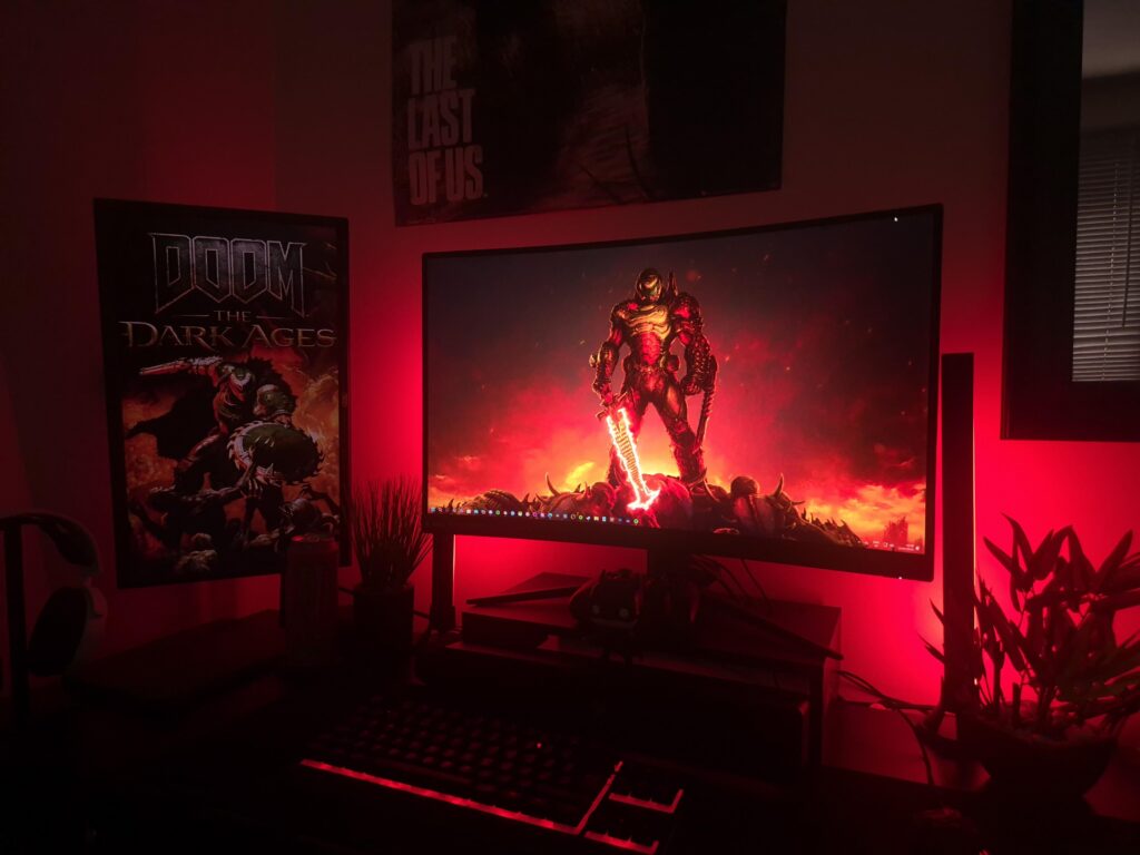 My current setup. Can you tell I'm excited for The Dark Ages?