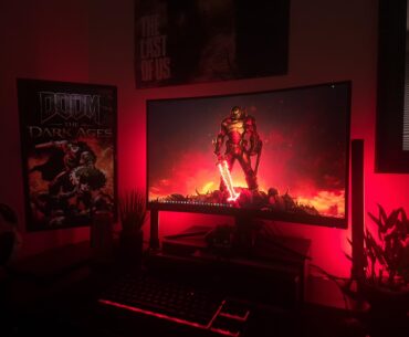 My current setup. Can you tell I'm excited for The Dark Ages?