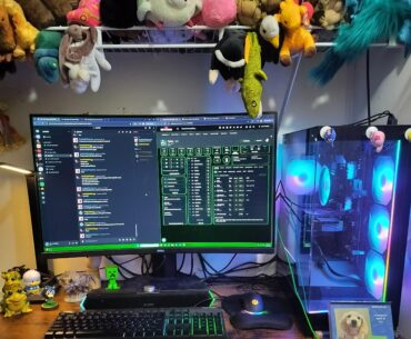 Only got my gaming pc on Christmas last year so my battle station is relatively young and still messy