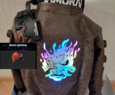 Overcharged nano plating solo crystal jock jacket concept