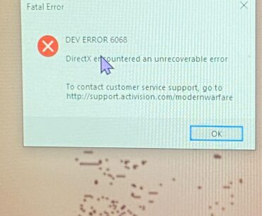 What is this error?