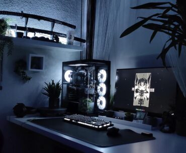 Completed my clean black and white Setup