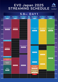 Evo Japan 2025 Event Schedule image #1