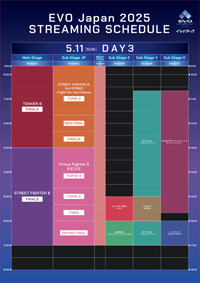 Evo Japan 2025 Event Schedule image #3