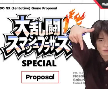 Masahiro Sakurai recounts a situation in which a senior was ill-natured towards him but he used this for a video later