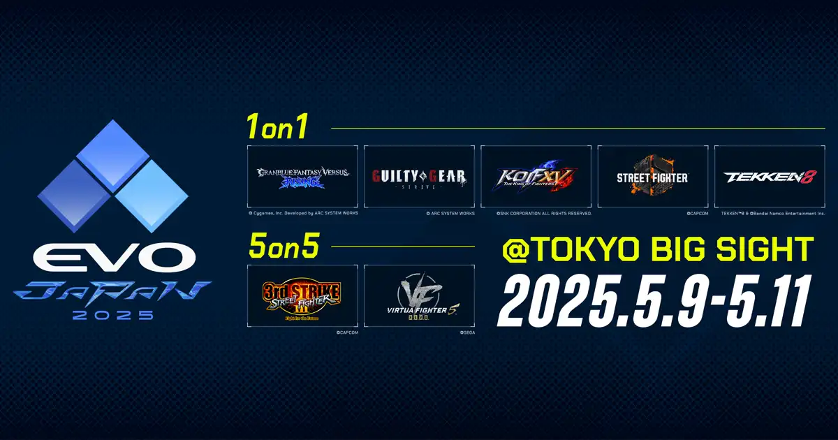 Evo Japan 2025 early results, stream ft Kakeru, MenaRD, Punk, Chikurin, Rookies, E.T., BigBird, Xiaohai, Tororo, Rangchu, Kawano and more Evo Japan 2025 early results, stream ft Kakeru, MenaRD, Punk, Chikurin, Rookies, E.T., BigBird, Xiaohai, Tororo, Rangchu, Kawano and more