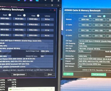 Help - 8000CL30 - 9950X3D - Different Write Speeds With Different Motherboards?