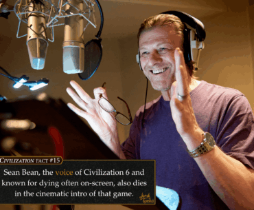 Even as the main voice actor, Sean Bean didn't get to survive Civilization VI
