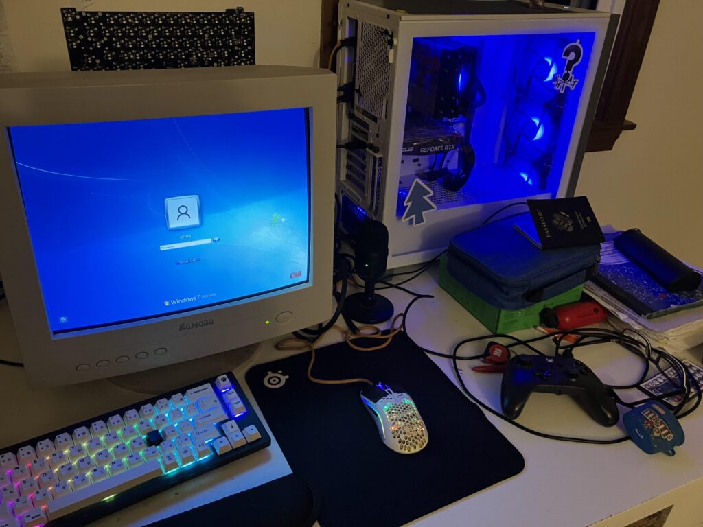 embrace the shittiness, i like this setup