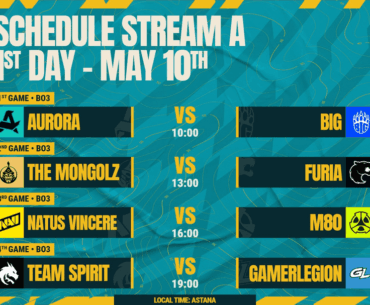 PGL Astana opening-day matches announced