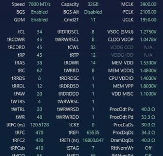 B650E Aorus Tachyon results and memory help