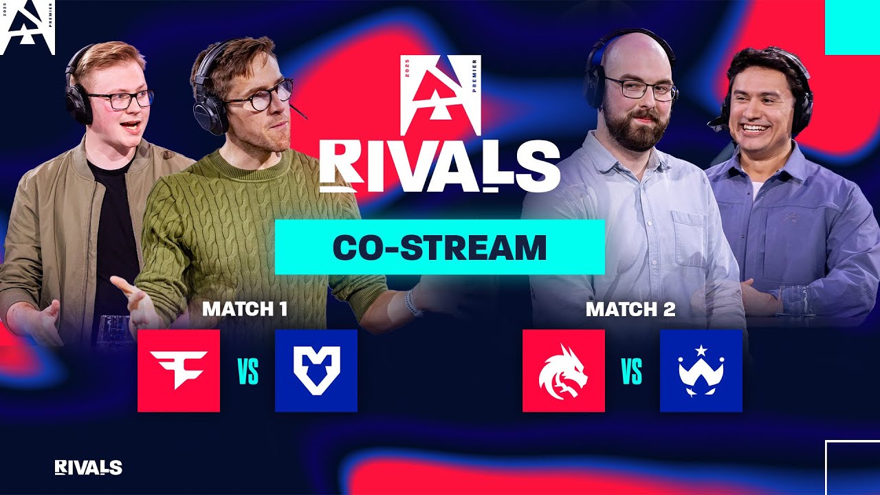 BLAST Co-stream | BLAST Premier Rivals Season 1 2025, Day 3 – MOUZ vs FaZe, Wildcard vs Spirit BLAST Co-stream | BLAST Premier Rivals Season 1 2025, Day 3 - MOUZ vs FaZe, Wildcard vs Spirit
