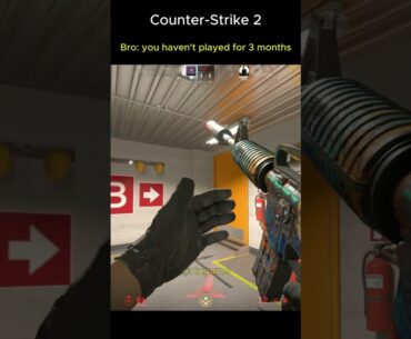 Bro, you haven't played for 3 months - Counter-Strike 2 Gameplay #gaming #gameplay #shorts #fyp