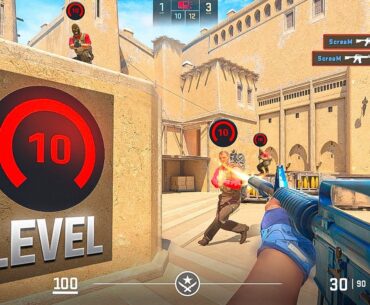 CS 2 no mais ALTO NÍVEL? Tive acesso a uma CONTA LEVEL 10 da FACEIT e JOGUEI minha PRIMEIRA PARTIDA