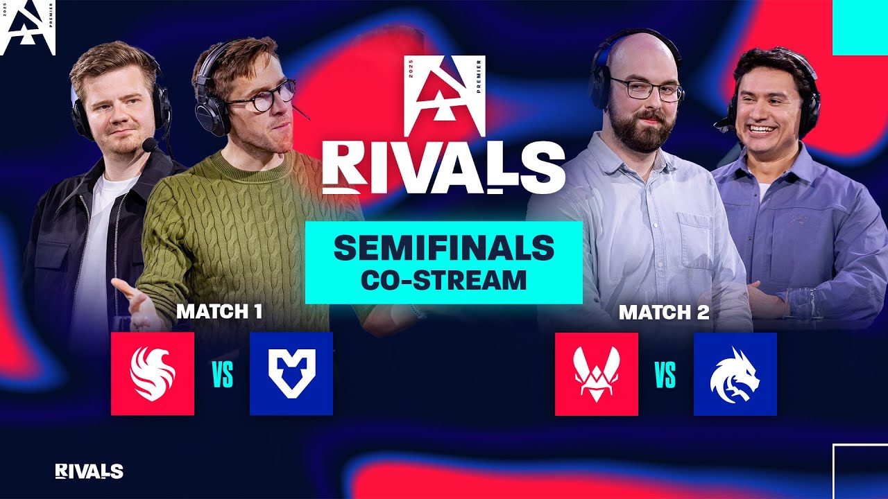 BLAST Co-stream | BLAST Premier Rivals Season 1 2025, Day 4 – Falcons vs. MOUZ, Vitality vs. Spirit BLAST Co-stream | BLAST Premier Rivals Season 1 2025, Day 4 - Falcons vs. MOUZ, Vitality vs. Spirit