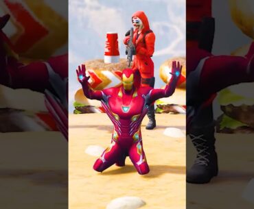GTA V : "YOU WON'T BELIEVE Who Saved Iron Man!" #shorts