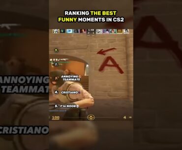 Ranking The BEST Funny Moments in CS #counterstrike #counterstrike2 #shorts