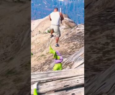 Franklin helps the dog #shorts #gta5