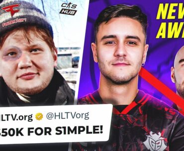 S1MPLE'S LOAN PRICE REVEALED! NEW G2 AWPER! BIG CS2 UPDATE. WILL S1MPLE GET MAJOR STICKERS? CS NEWS