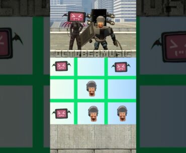 Matching Game - Evil TV Woman VS Skibidi Toilet