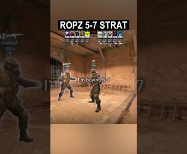 Ropz 5-7 strat #cs2 #counterstrike #csgo #vitality #zywoo #ropz #apex #mezii #flamez