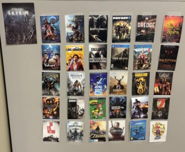 Made a poster to show my students my favorite games from the last 20 years.