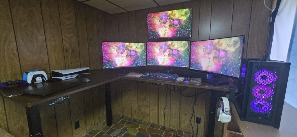 Just my basement but first real setup in process, ideas?