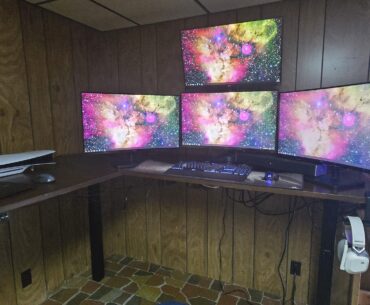 Just my basement but first real setup in process, ideas?