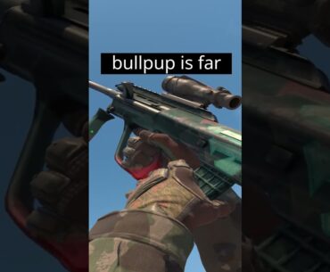 why are BULLPUP guns HATED... #shorts #gaming #gamingshorts #cs2 #funfacts #gamingvideos #csgo