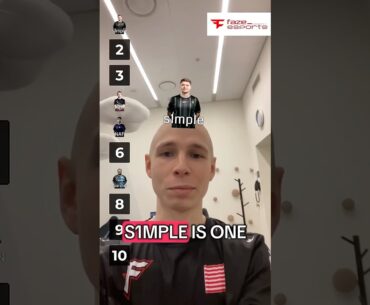 EliGE Ranks S1mple, ZywOo & m0NESY 🔥 #cs2