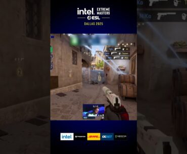 NiKo turns pistol round into a highlight reel  #esl #cs #кс #counterstrike #csgo