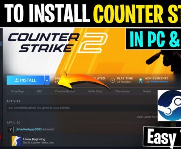How to Download Counter strike in Pc & Laptops | counter strike 2 install for free in Hindi