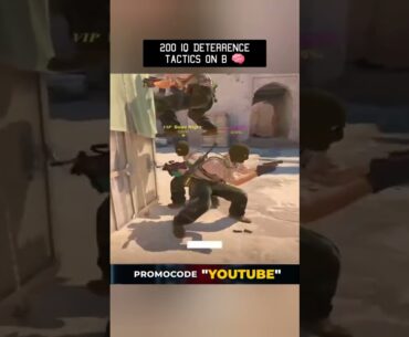 200 IQ Deterrence tactics on CS2 Dust 2 #shorts